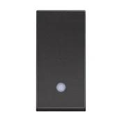 KRIŽNO STIKALO CLASSIA Z INDIVIDUALNIM 1P/10A/250V 1M ČRNA RG4004L