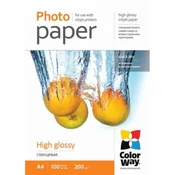 Fotopapier - A4/200g - lesklý, 100 ks v balení