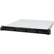 Synology RackStation RS822+, 1U, 4-bays, AMD Ryzen V1500B 4-core 2.2 GHz; 2 GB DDR4 ECC SODIMM, 1x free memory slot (up to 32GB upgradable); 4x RJ45 1