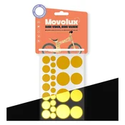 Movolux visoko odsevne nalepke Hot Dot, rumene
