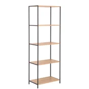 Otvorena polica Loft, 145x50x30 cm, Hrast