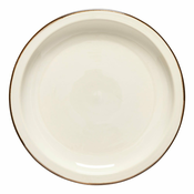 Opečnato oranžen/bež lončen krožnik o 26 cm Poterie – Casafina
