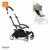 Stokke Ogrodje s sedežno enoto 6+ color pack Yoyo olive