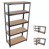 LINDER EXCLUSIV Kovinska regalna enota, SR001-A – 90 x 40 x 180 cm - antracit