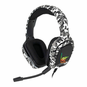 Havit Gaming headphones H653d Camouflage white