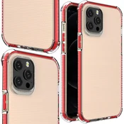 HURTEL SPRING ARMOR CASE OVITEK ZA IPHONE 12 PRO MAX RDEČ, (22064505)