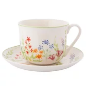 Altom Porcelanska skodelica in krožnik jumboNature Awakening 450 ml