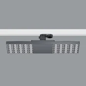 ERCO Jilly 230V 15W ovalno široko 840 črna/srebrna - Študija/pisarna - črna, srebrna - Plastika
