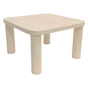 Bež mizica v marmornem dekorju 60x60 cm Solano – Actona