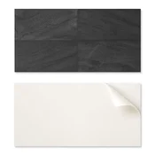 shumee Samolepilna vinilna stenska obloga s potiskom 120x60 cm temne kamnite plošče