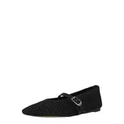 STEVE MADDEN Odprte balerinke Gayla črna