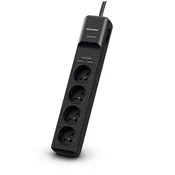 CyberPower CyberPower prenapetostna zaščita P0420SUD0-FR, 4xFR/2xUSB, 1.8m