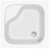 Globok kvadratni akrilni tuš pladenj 90x90x30 cm, bel - Bela - 90x90x28 cm - Aqualine - 120 - ABS/PMMA - 900 - Globoki in drugi - 900 - 280 - 69 - 52 - 14