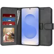 Etui Techsuit Diary Book za Samsung Galaxy S26 Plus - črn