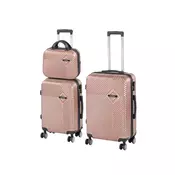 TraveLux Pro XVIII set kofera na kotače u ružičasto-zlatnoj boji