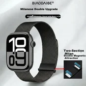 Brother Zamenska narukvica za pametni sat za Apple Watch S10/9/11, Crna