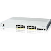 Cisco Catalyst stikalo C1200-24FP-4G (24xGbE, 4xSFP, 24xPoE , 375W) - REFRESH
