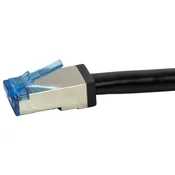 LOGILINK LogiLink CQ7113S RJ45 omrežni kabel\, Patch kabel CAT 6a S/FTP 20.00 m črna zaščiten\, UV odporen\, odporen na olje in abrazijo 1 kos, (20417767)