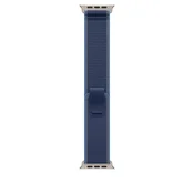 49mm Blue/Bright Blue Trail Loop – S/M - Natural Titanium Finish