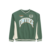 CONVERSE Sweater majica CLUB RETRO, boja slonovače / karamela / žad / svijetlozelena