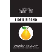 EKOLOŠKA POSEST ZDI Liofilizirana Hruška z Ekološke posesti Zakladnica dobrih idej