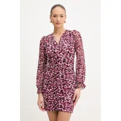 Morgan Vsakodnevna obleka 261-RIBLOO Roza Slim Fit