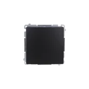 Simon Basic enopolno stikalo (modul) 16AX, 250V, vijačni priključki črne barve BMW1A.01/49