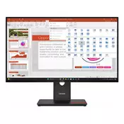 Lenovo ThinkVision T27-40 računalniški monitor 68,6 cm (27) 1920 x 1080 slikovnih pik Full HD LED Črna