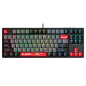 Tastatura A4Tech Bloody (S87) Gaming Mehanicka Žicna / RGB / N-Key Rollover / TKL / Black