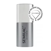 Semilac No Wipe vrh za hibridne lake za nohte, Sparkle Diamond 7 ml