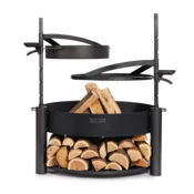 Cook King Vrtno kurišče MONTANA X 80 cm + rešetka + drog + ponev