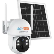 slomart 4G LTE nadzorna kamera SHANNA z eSIM, 2K, baterija, brez WiFi