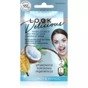 EVELINE - LOOK DELICIOUS HIDRATANTNA BIO MASKA ZA LICE + PILING sa kokosom 10ml