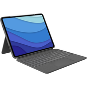 Logitech Combo Touch Keyboard Trackpad Apple iPad 12.9 (5th Gen.) Gray