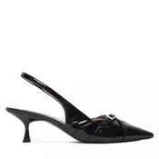 Salonarji Stuart Weitzman Georgie Slingback 50 SM977 Črna