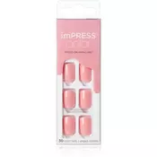 KISS imPRESS Color Short Umjetni nokti Pretty Pink 30 kom