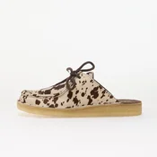 Clarks Originals DSRTNomad Mule Brown Cow Print 5
