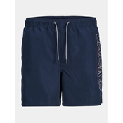 Jack & Jones Junior Kratke kopalne hlače FIJI, modra