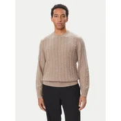BOSS Pulover Furlan 50570645 Rjava Regular Fit