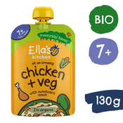 Ellas Kitchen BIO piščanec s koruzno kašo (130 g)