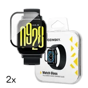 MG Watch Full Glue 2x zaščitno steklo za Xiaomi Redmi Watch 5 Active, črna