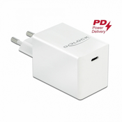 Delock polnilec 60W TipC PD GaN za Apple bel 41447