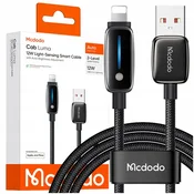 Mcdodo MCDODO POLNILEC USB-A KABEL ZA HITRO POLNJENJE ZA IPHONE LIGHTNING 1M 12W