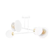 Luster na šipci MINERVA 2xE27/15W + 2xE14/10W/230V bela