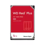 HDD NAS WD Red Plus 3 5, 4TB, 256MB, 5400 RPM, SATA 6 Gb/s