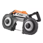 VEVOR Tračna žaga 127x115 mm globina rezanja 360W brezžična spremenljiva hitrost