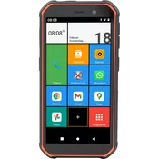 OLYMPIA pametni telefon Trek 3GB/32GB, Black/Orange