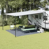 vidaXL Šotor Gadget Modro-siv Poliester 400 x 400 cm Vodoodporen