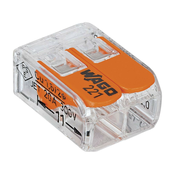 WAGO 221-412 - Priključna sponka COMPACT 2x4 450V oranžna