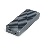 DIGITUS ohišje za M.2 SSD, USB 3.0, aluminijasto, črno